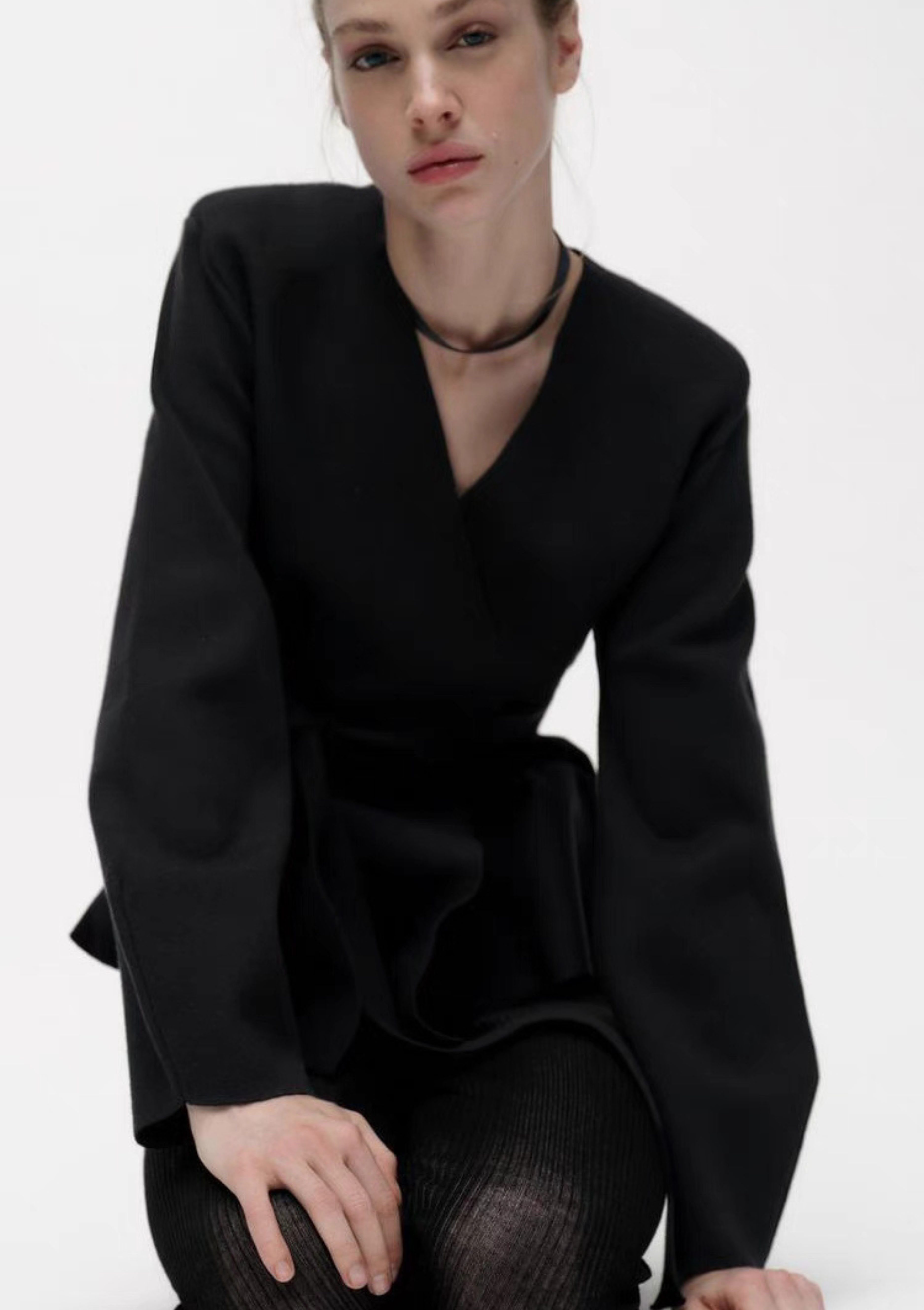 Elegante Wickeljacke