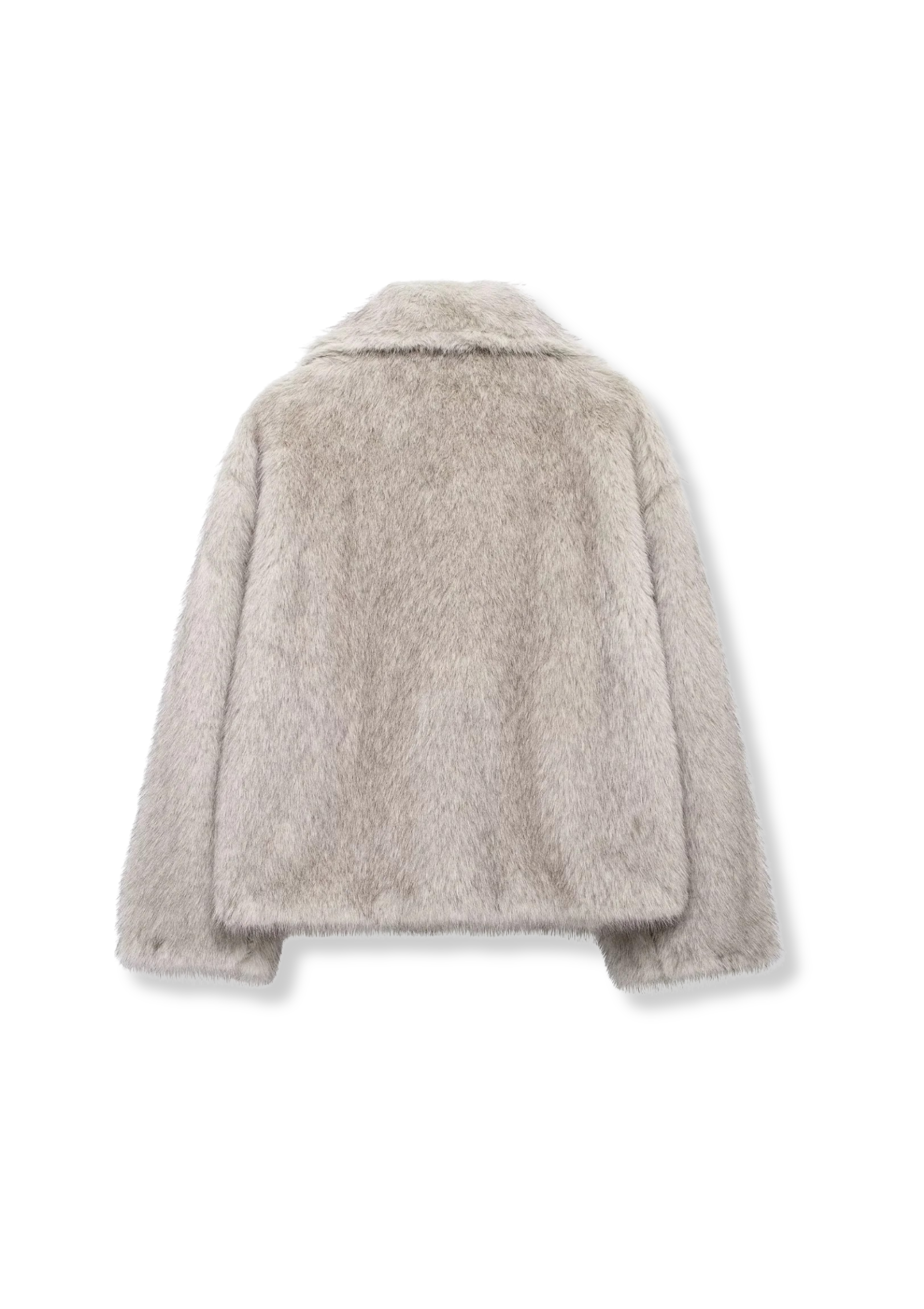 Luxuriöser Kunstpelzmantel