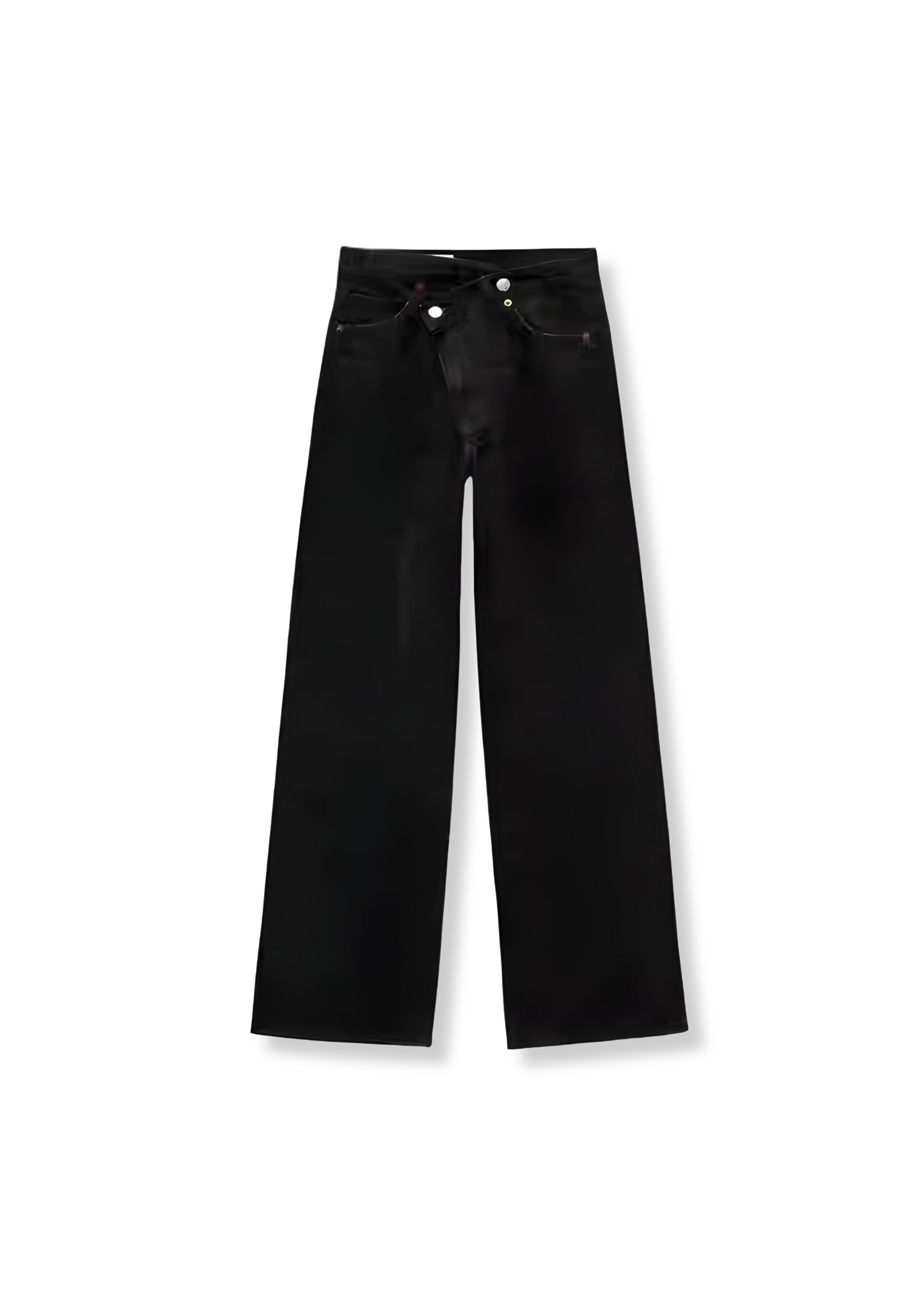 Asymmetrische Baggy-Jeans