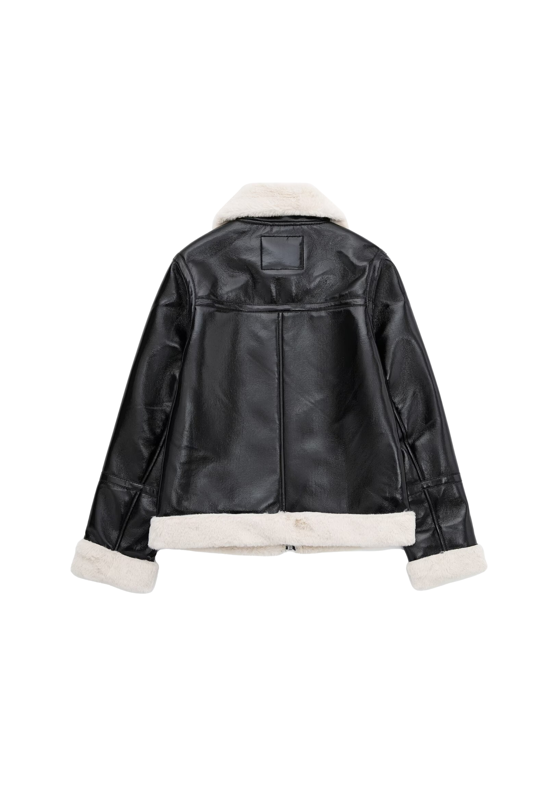 LEDER-PELZJACKE