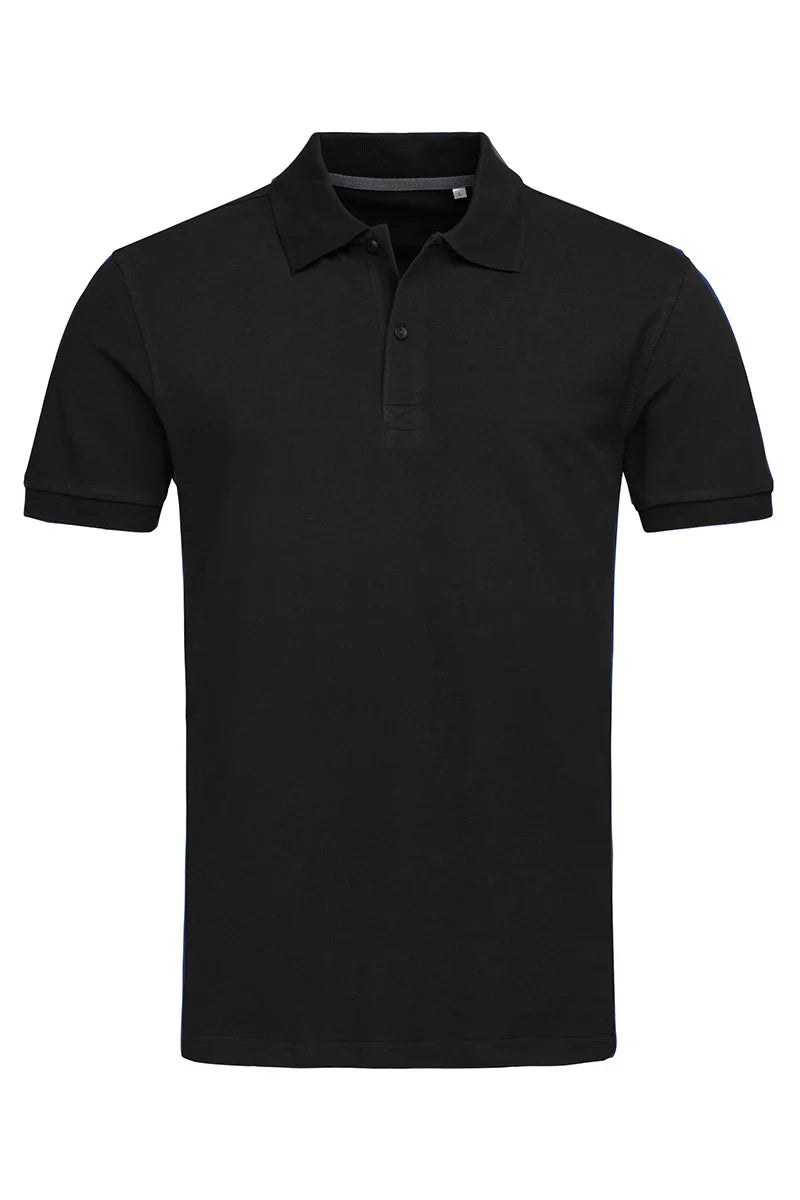 Poloshirt aus elastischer Baumwolle