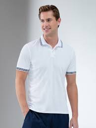 Poloshirt aus elastischer Baumwolle